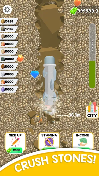 Pen Dig [MOD: безлимитные деньги и подсказки] Screenshot 1