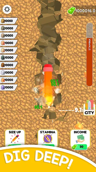 Pen Dig [MOD: безлимитные деньги и подсказки] Screenshot 2