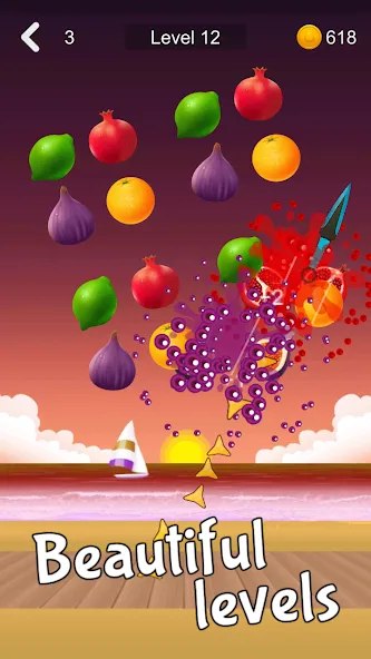 Fruit Sniper [MOD: безлимитные монеты и усиленное оружие] Screenshot 3