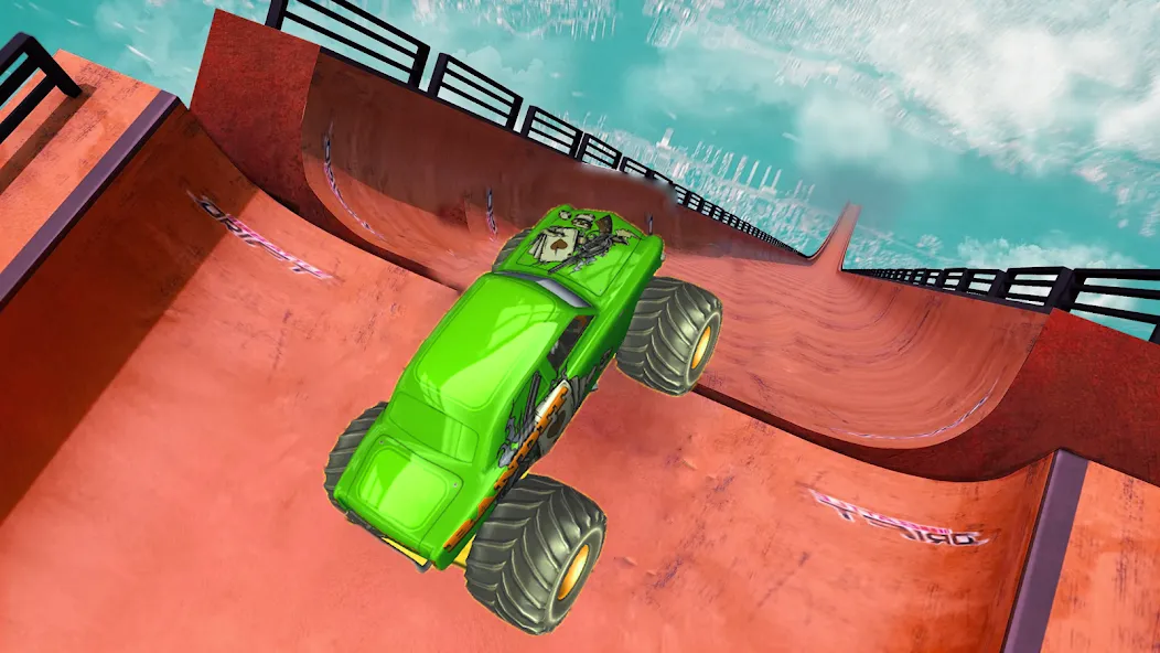 Monster Truck Car Game 3d [MOD: безлимитные деньги и топливо] Screenshot 4