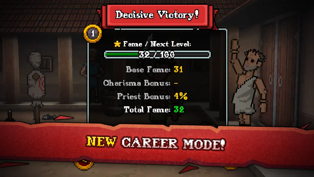 Gladihoppers - Gladiator Fight [MOD: безлимитные деньги и все оружие] Screenshot 2
