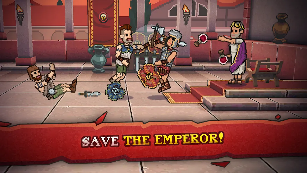 Gladihoppers - Gladiator Fight [MOD: безлимитные деньги и все оружие] Screenshot 3