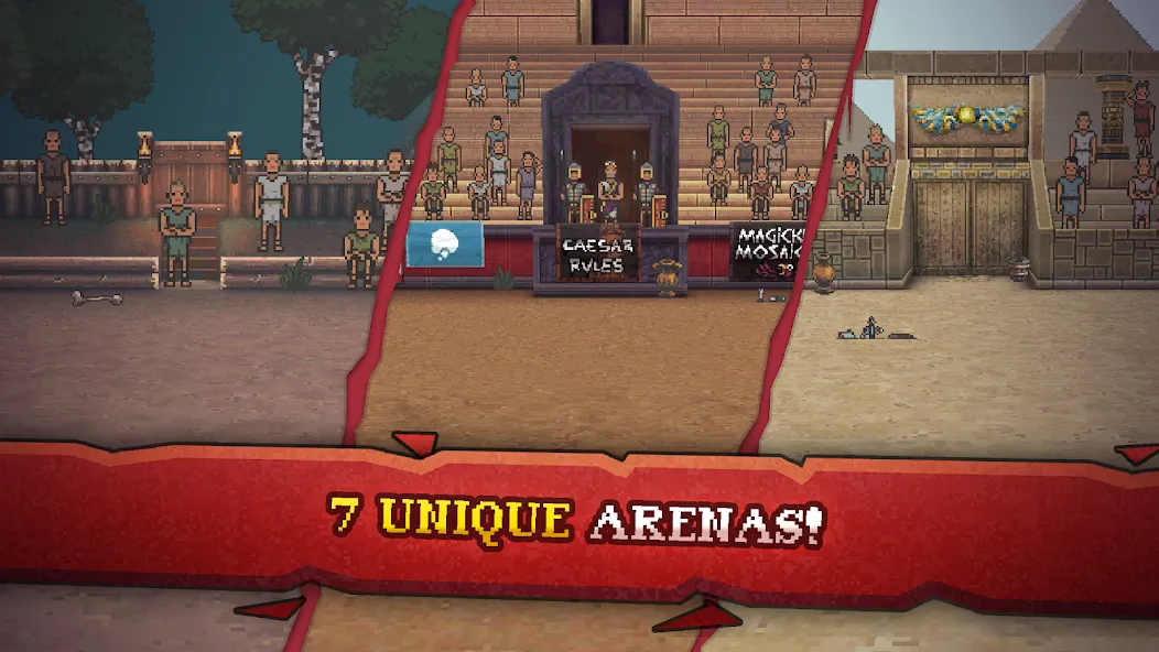 Gladihoppers - Gladiator Fight [MOD: безлимитные деньги и все оружие] Screenshot 4