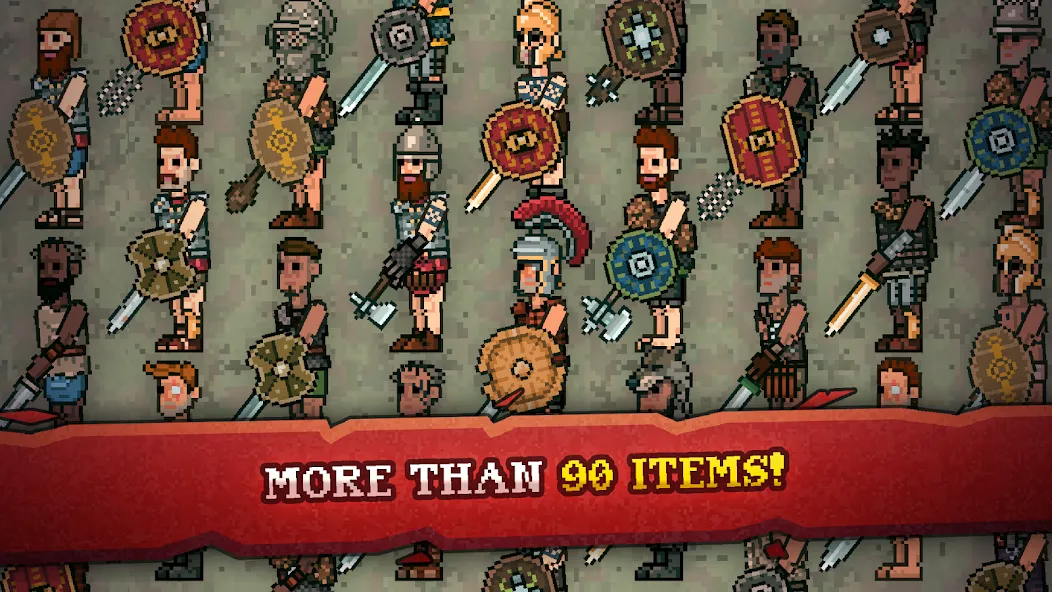 Gladihoppers - Gladiator Fight [MOD: безлимитные деньги и все оружие] Screenshot 5