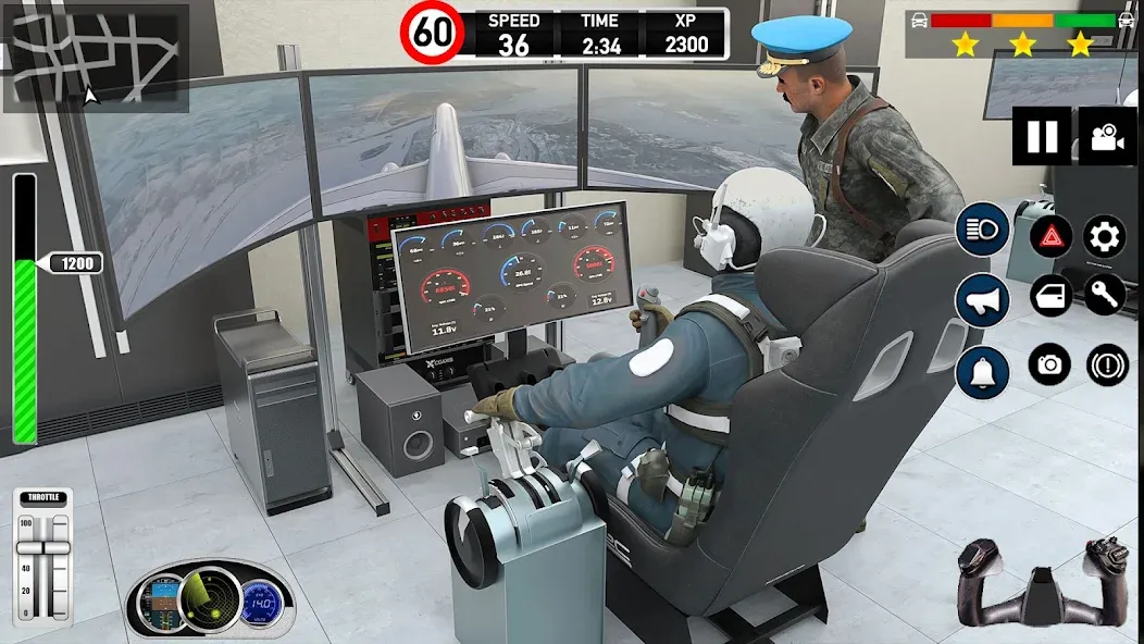 Plane Pilot Flight Simulator [MOD: безлимитное топливо и все самолёты] Screenshot 2