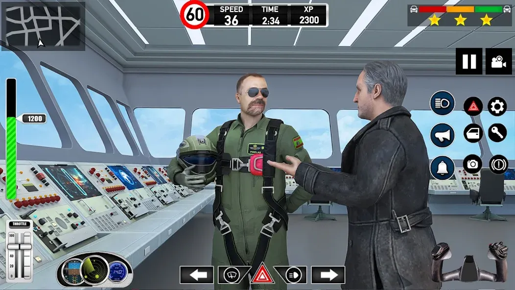 Plane Pilot Flight Simulator [MOD: безлимитное топливо и все самолёты] Screenshot 4