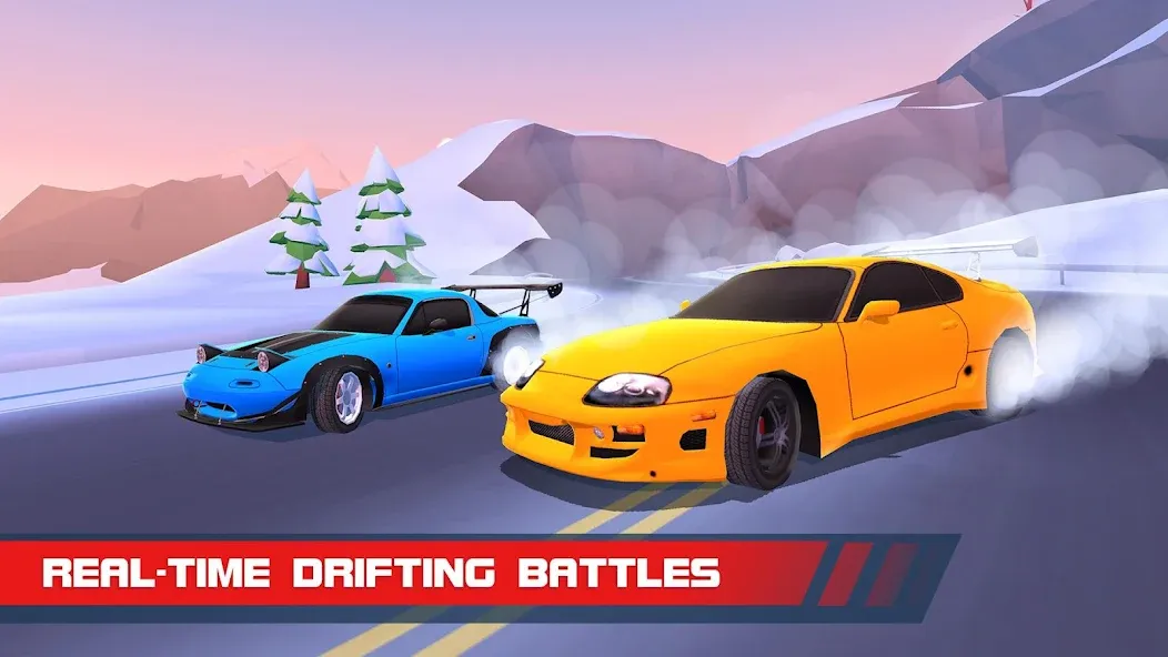 Drift Clash Online Racing [MOD: безлимитные деньги и все машины открыты] Screenshot 2