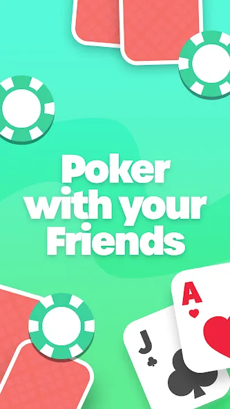 Poker with Friends - EasyPoker [MOD: безлимитные фишки и открыты все столы] Screenshot 1