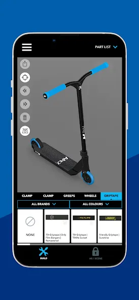 Scooter 3D custom builder [MOD: безлимитные деньги и все детали открыты] Screenshot 3