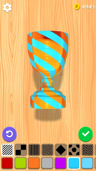 Wood Turning 3D - Carving Game [MOD: безлимитные деньги и все инструменты открыты] Screenshot 5