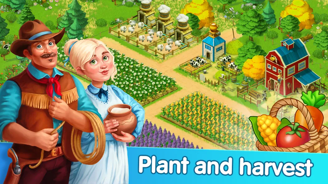 Homesteads: Dream Farm [MOD: безлимитные деньги и ресурсы] Screenshot 2