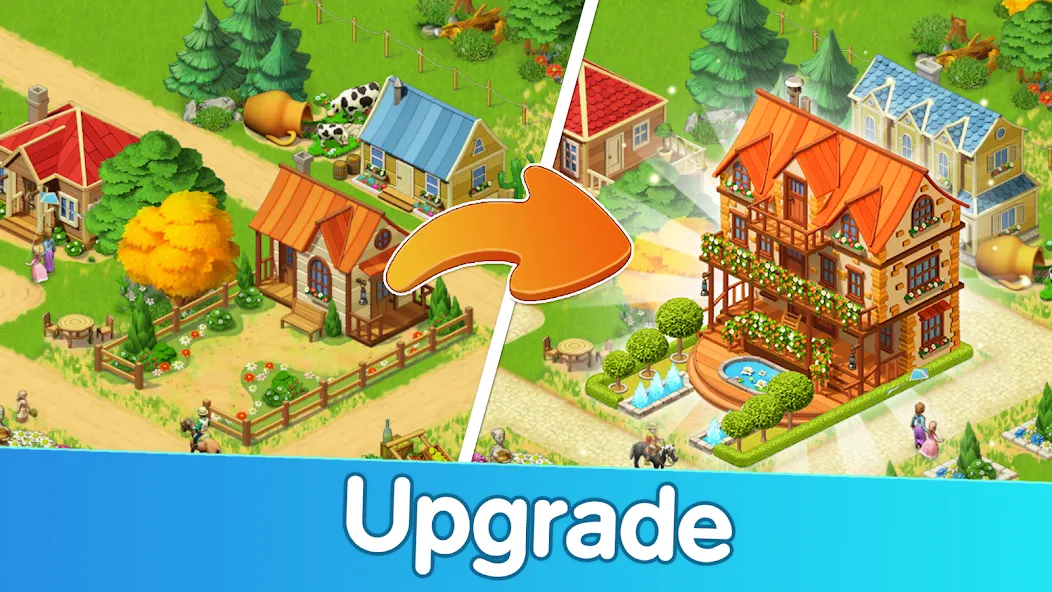Homesteads: Dream Farm [MOD: безлимитные деньги и ресурсы] Screenshot 3