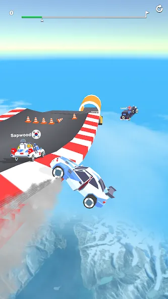 Ramp Racing 3D — Extreme Race [MOD: безлимитные деньги и все машины] Screenshot 1