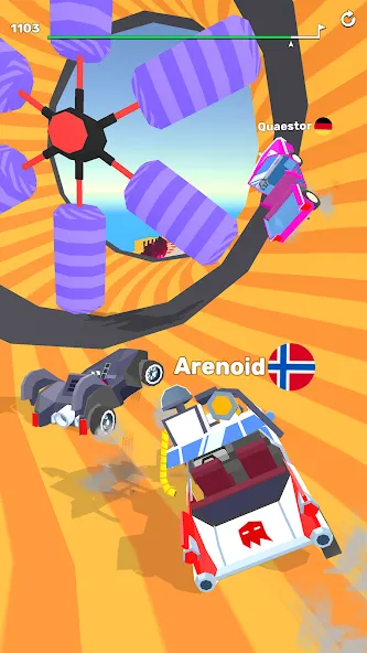 Ramp Racing 3D — Extreme Race [MOD: безлимитные деньги и все машины] Screenshot 3