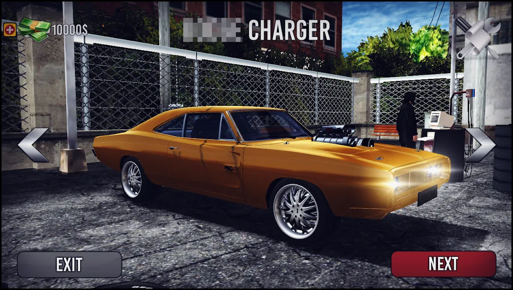 Charger Drift Simulator [MOD: безлимитные деньги и машины] Screenshot 1
