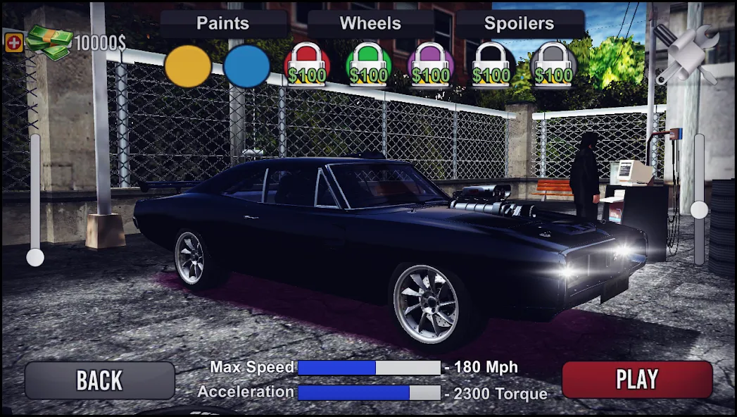Charger Drift Simulator [MOD: безлимитные деньги и машины] Screenshot 2