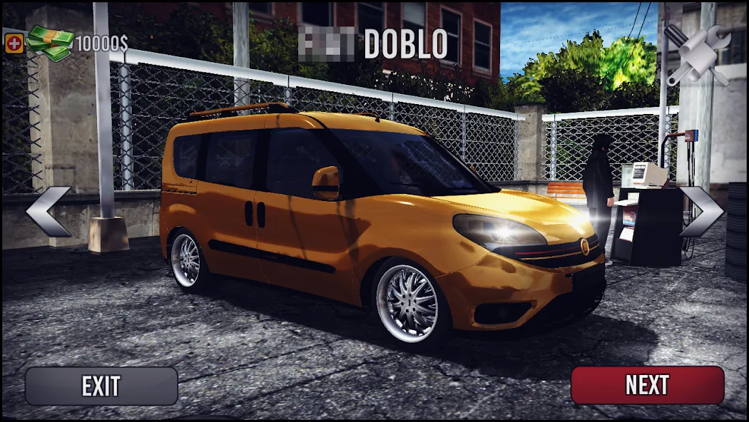 Doblo Drift Simulator [MOD: безлимитные деньги и топливо] Screenshot 1