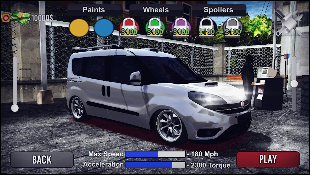 Doblo Drift Simulator [MOD: безлимитные деньги и топливо] Screenshot 2