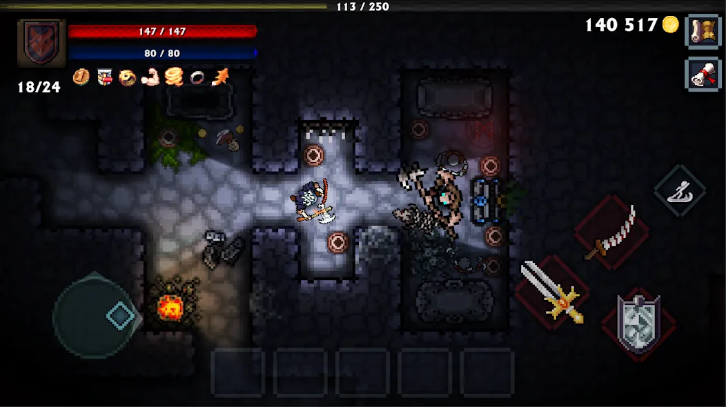 Pocket Rogues [MOD: безлимитные деньги и усиленные герои] Screenshot 4
