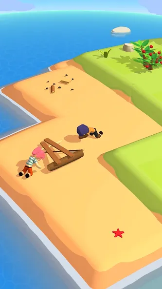 Stranded Island Survival Games [MOD: безлимитные ресурсы и здоровье] Screenshot 4
