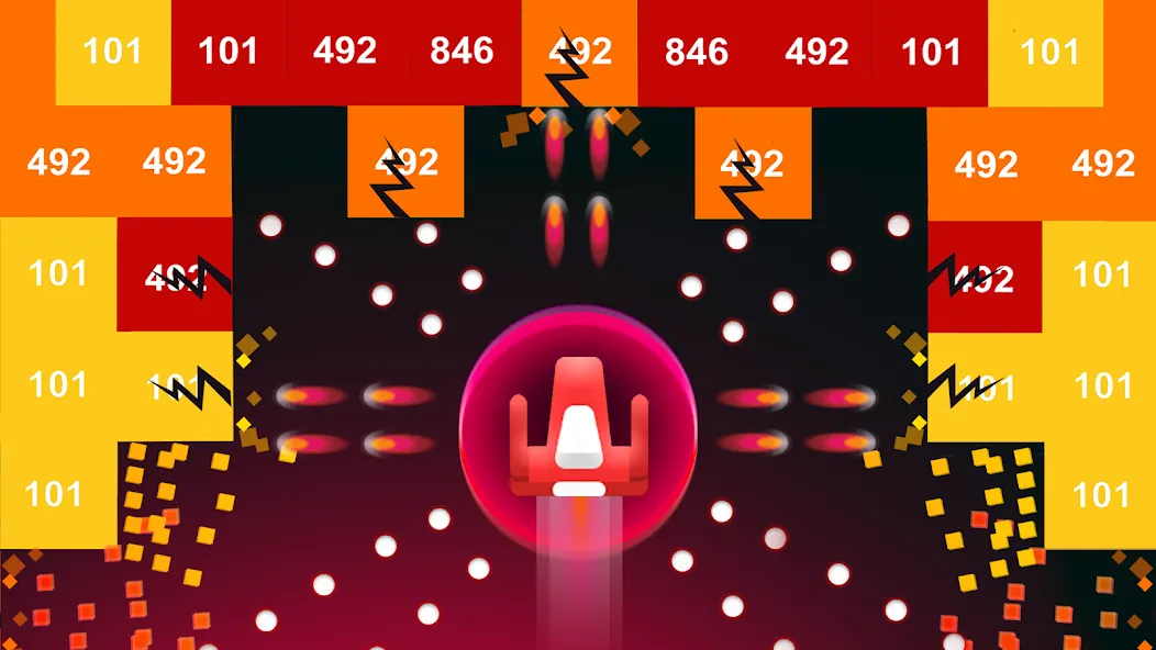 Fire Hero 2D — Space Shooter [MOD: безлимитные патроны и жизни] Screenshot 1