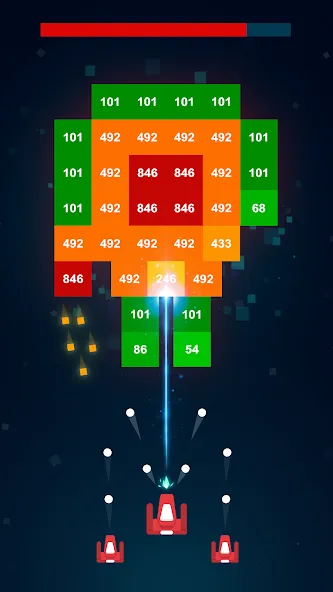 Fire Hero 2D — Space Shooter [MOD: безлимитные патроны и жизни] Screenshot 4