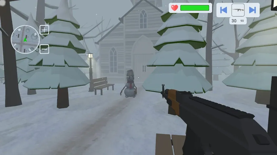Evil Snowmen 2 [MOD: безлимитные монеты и патроны] Screenshot 1
