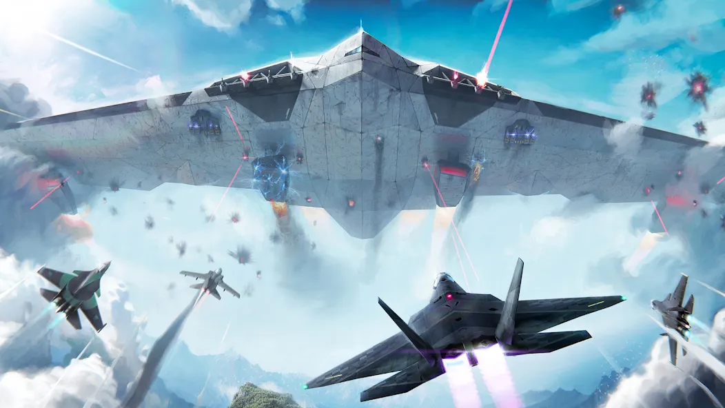 Modern Warplanes: PvP Warfare [MOD: безлимитные деньги и все самолёты] Screenshot 2