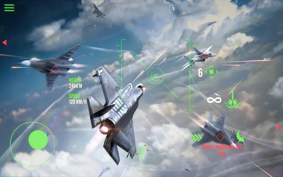 Modern Warplanes: PvP Warfare [MOD: безлимитные деньги и все самолёты] Screenshot 4