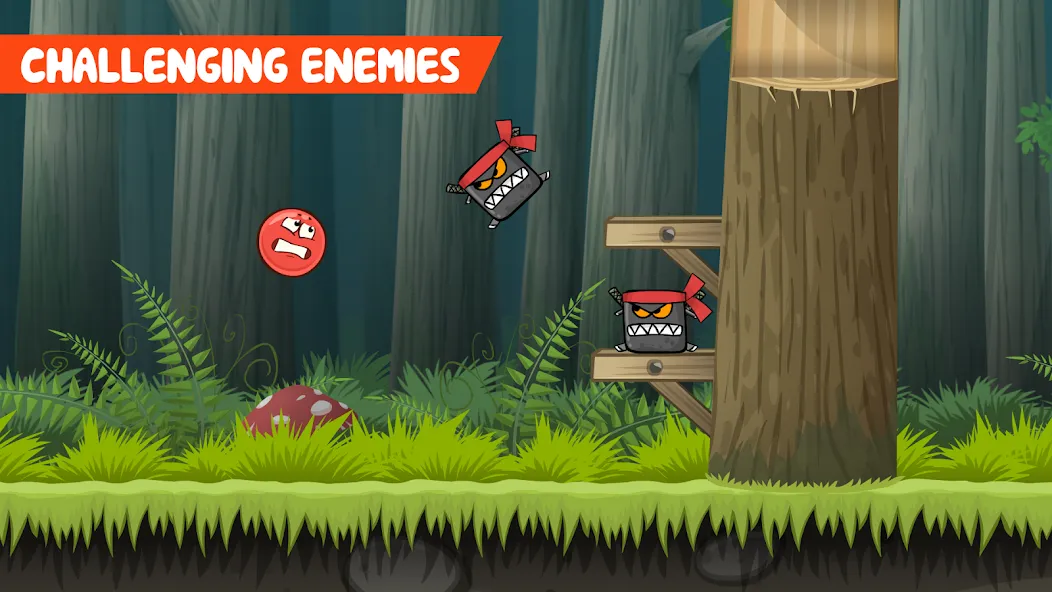 Red Ball 4 [MOD: безлимитные жизни и открыты все уровни] Screenshot 4
