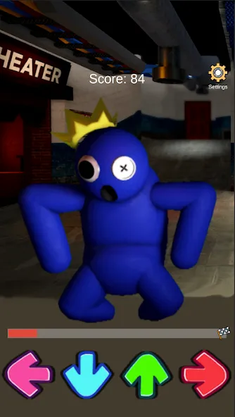 FNF Rainbov Blue Mod Test [MOD: тест радуги и синих персонажей] Screenshot 3