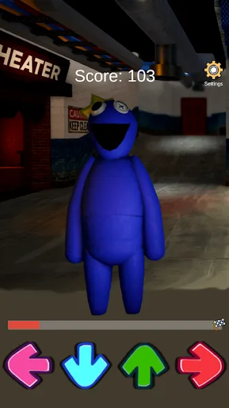 FNF Rainbov Blue Mod Test [MOD: тест радуги и синих персонажей] Screenshot 4