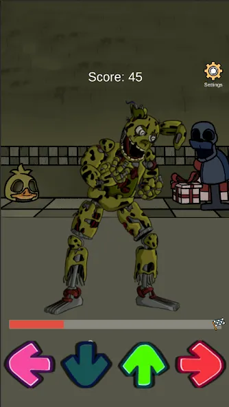 FNF Springtrap Mod Test [MOD: тестируйте движения спрингтрапа] Screenshot 3