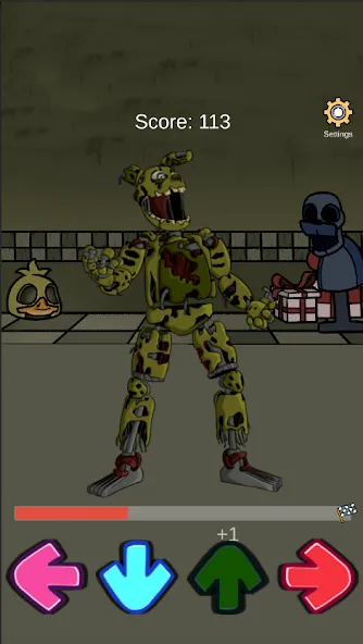FNF Springtrap Mod Test [MOD: тестируйте движения спрингтрапа] Screenshot 4
