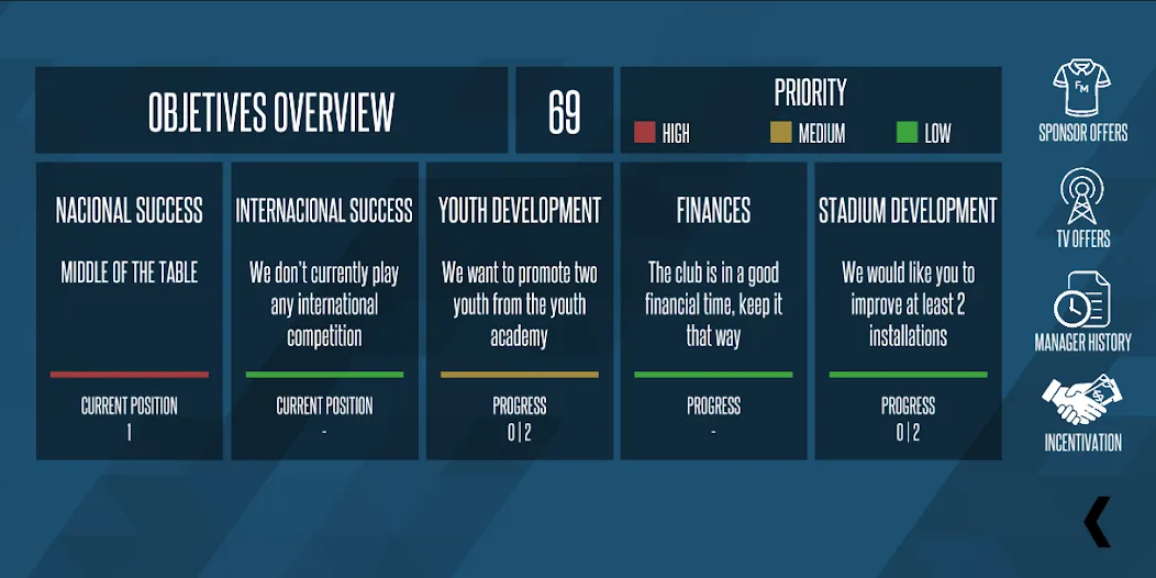 Mobile Football Manager [MOD: безлимитные деньги и энергия] Screenshot 4