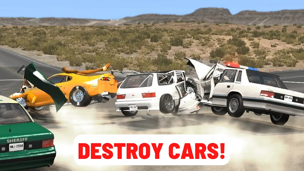 Car Crashing Simulator [MOD: безлимитные деньги и все машины] Screenshot 1
