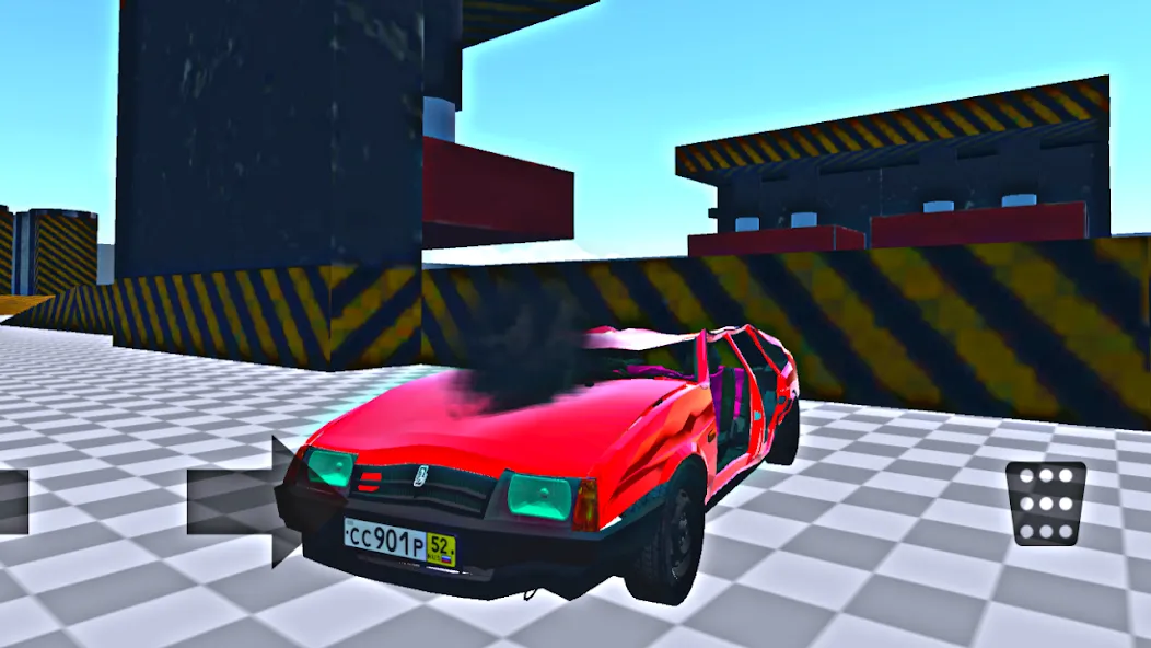 АВТОВАЗ КРАШ ТЕСТ СИМУЛЯТОР [MOD: безлимитные деньги и все машины открыты] Screenshot 3
