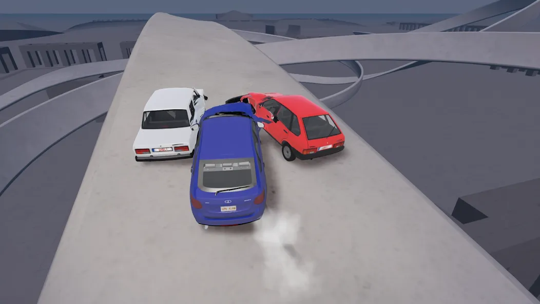 Краш тест Жигулей АвтоВАЗ Опер [MOD: безлимитные деньги и все машины] Screenshot 1
