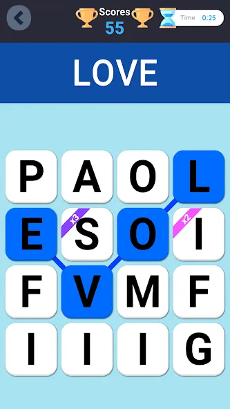 Wordell - Word Guess Fillword [MOD: безлимитные подсказки и попытки] Screenshot 1