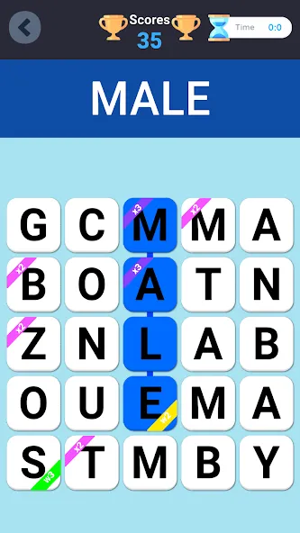 Wordell - Word Guess Fillword [MOD: безлимитные подсказки и попытки] Screenshot 3