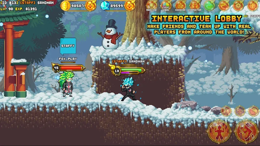 XENO BALL: LEGENDS WARRIORS [MOD: безлимитные деньги и улучшенные воины] Screenshot 1