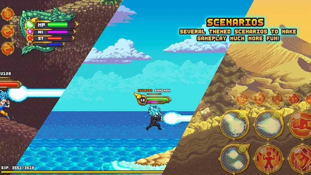 XENO BALL: LEGENDS WARRIORS [MOD: безлимитные деньги и улучшенные воины] Screenshot 3