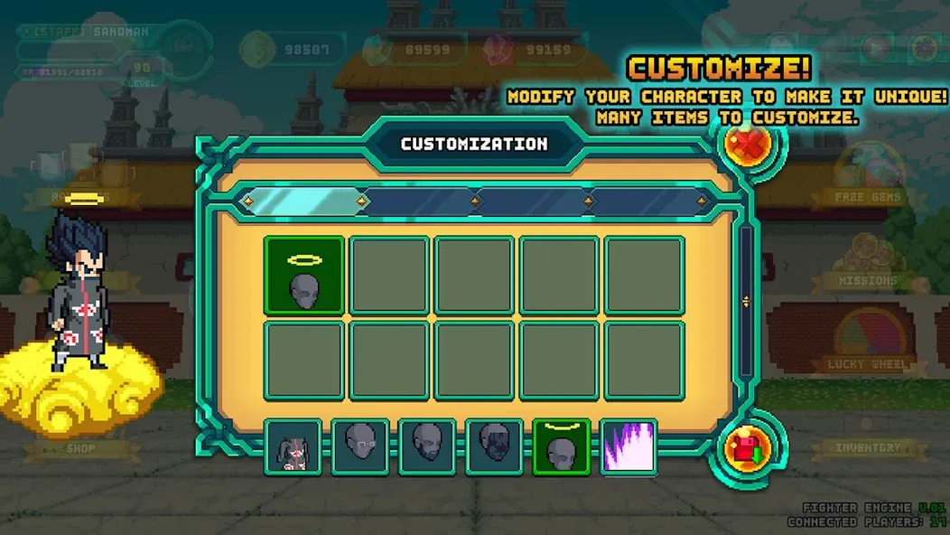 XENO BALL: LEGENDS WARRIORS [MOD: безлимитные деньги и улучшенные воины] Screenshot 5