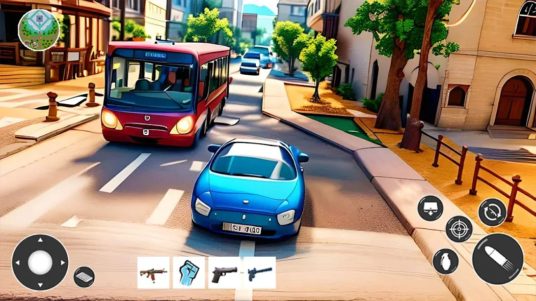 Gangster Car Theft Games [MOD: безлимитные деньги и машины] Screenshot 1