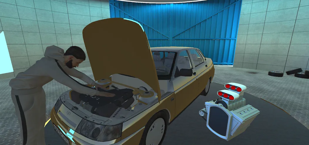Sensitive Car Racing [MOD: безлимитные деньги и все машины открыты] Screenshot 1