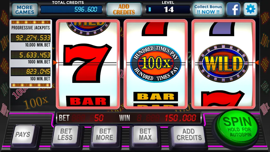 777 Slots Casino Classic Slots [MOD: безлимитные монеты и джекпоты] Screenshot 1