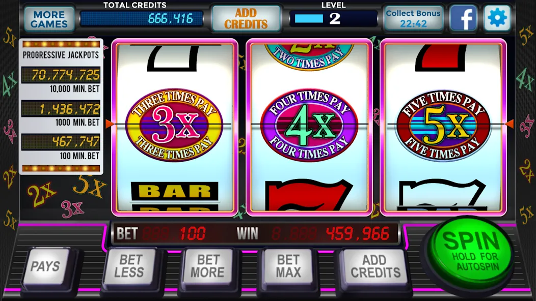 777 Slots Casino Classic Slots [MOD: безлимитные монеты и джекпоты] Screenshot 3