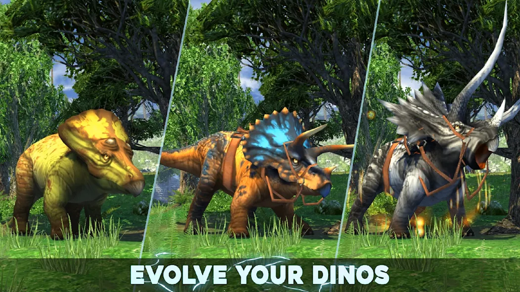 Dino Tamers - Jurassic MMO [MOD: безлимитные ресурсы и сильные динозавры] Screenshot 1
