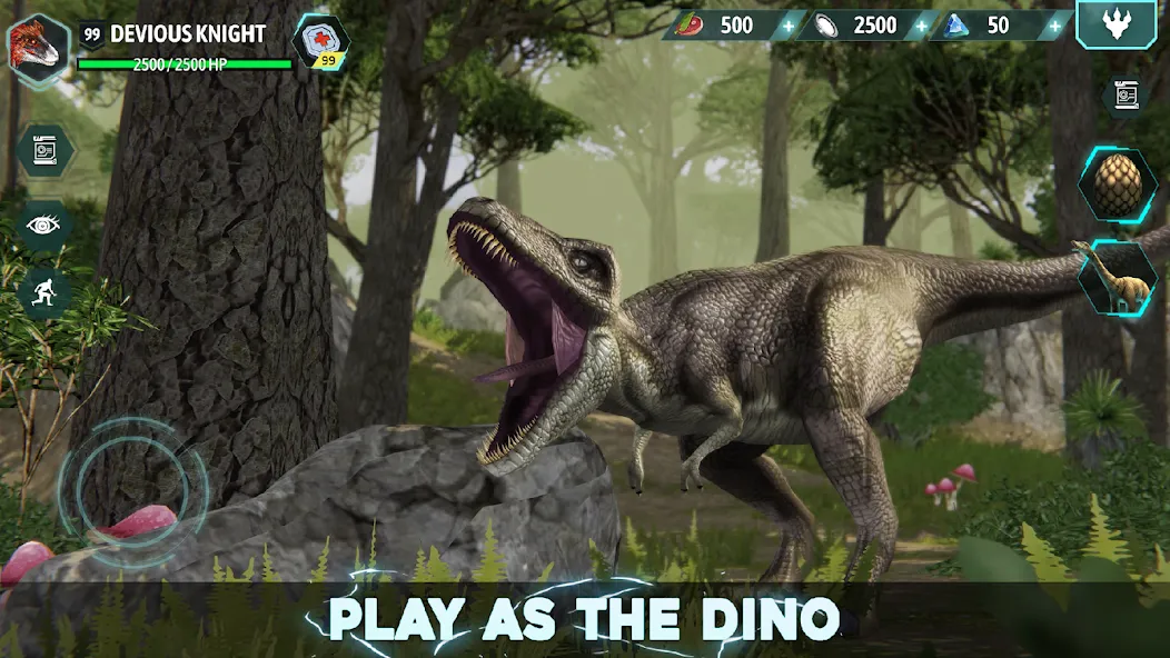 Dino Tamers - Jurassic MMO [MOD: безлимитные ресурсы и сильные динозавры] Screenshot 2