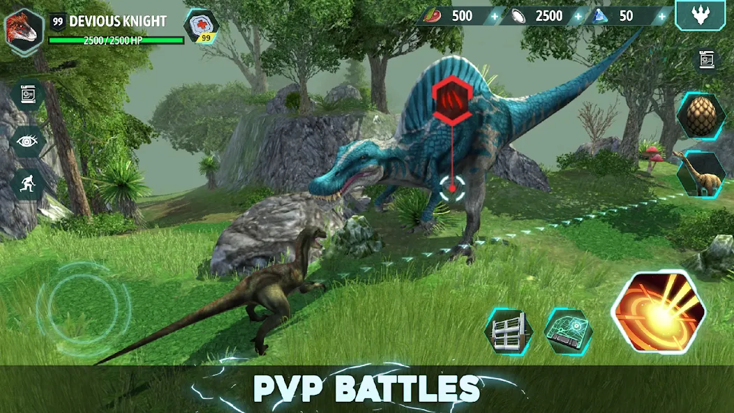 Dino Tamers - Jurassic MMO [MOD: безлимитные ресурсы и сильные динозавры] Screenshot 4